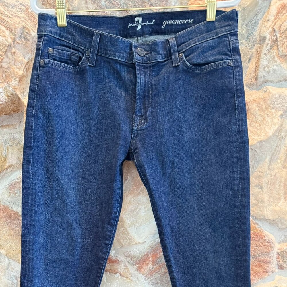 7 For All Mankind Gwenevere Skinny Jeans Size 31 - Picture 3 of 6